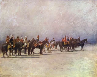 Viceroy Reviewing the Troops